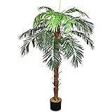 Decovego Künstliche Palme groß Kunstpalme Kunstpflanze Palme künstlich...