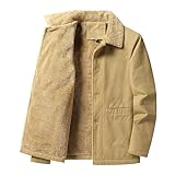 Herren-Fleecejacke, durchgehender Reißverschluss, dicke Fleecejacke,...