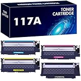 4-Pack Kompatibel für HP 117A Toner Set Color Laser MFP 179fwg 178nwg...