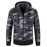 Winterjacke Herren Softshelljacke 98 Karierte Jacke Herren Schwarz Weiß...