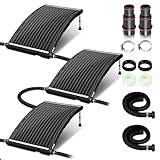 Ollewiellan 3X Solarheizung Pool, Solarkollektor 110 x 65 x 35cm...