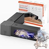 Rattenfalle Elektrisch, Jkevow Elektrische Mausefalle 2000V mit 2...