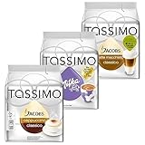 TASSIMO Cream Collection 3 Sorten Latte Macchiato Milka Cappuccino 24...