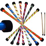 Flames 'N Games Twister Pro Devil Stick Set (3-farbiges Vinyl Deko) +...