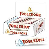 Toblerone weiße Schokolade 20 x 100g, Feine weiße schweizer Schokolade...