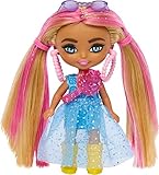 Barbie Extra Mini Mini Doll - Pigtails w/ Pink Streak