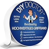 DIY Doctor Teppichklebeband Doppelseitig extra stark - 1x 50 mm x 30 m...