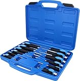 BRILLIANT TOOLS BT034012 Schraubendreher-Satz mit Schlagkappe, 12-tlg...