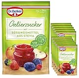 Dr. Oetker Gelierzucker mit Süßungsmittel aus Stevia, 10er Pack (10 x 350...