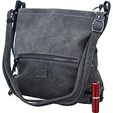 TOM TAILOR Elin Damen Umhängetasche Crossbody Bag Mittelgroß Grau