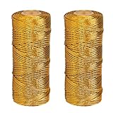 1.5MM Schnur 100M Metallic Kordel, Nicht Elastisch Kordelband Schnur, DIY...