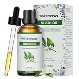 Migcaput Ätherisches Neroliöl 100ml, Naturrein Duftöle Neroli Essential...