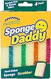 Scrub Daddy SPDDY4 SPMVP Scheuerschwämme, doppelseitig, 4 Stück, Sortiert