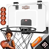 KESSER® Mini-Basketballkorb fürs Zimmer & Büro | Tür-Basketballkorb...