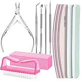 FANDAMEI Maniküre Set, Buffer Für Nägel, Nagelfeile 100/180, Nagelfeilen...