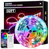 SINWE Led Strip,10M RGB Led Streifen,Smart Led Lights,Led Leiste mit...