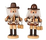 Geschenkestadl Räuchermännchen mit Bauchladen + 24 Knox Räucherkegel...