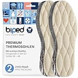 biped 2 Paar Winter Einlegesohlen - Schuheinlagen aus echter Lammwolle -...