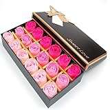 Txyk 18pcs Rose Soap Blumen in GeschenkBox, Faszinierende Duft von Rosen,...