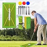 Maxee Golf Trainingshilfen Mat, Golf-Trainingsmatte zur Schlagerkennung...