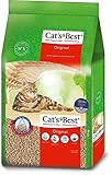 Cat's Best Original Katzenstreu, 100 % pflanzliche Katzen Klumpstreu mit...