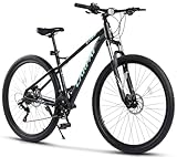 MTB 29 Zoll Mountainbike für Erwachsene mit 21-Gang Schaltung - Aluminium...