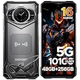 DOOGEE S200 Android 16 AI 5G Outdoor Handy Ohne Vertrag, 32GB+256GB Outdoor...