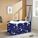 Sinbide 125x55x54cm Badewanne, Tragbare und Faltbare Geeignet für...