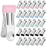 YUUTIAL Wäscheklammern Ohne Abdruck 50 Stück, Multifunktionale...