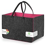 Sinand 30L Einkaufskorb, Einkaufstasche mit Henkel, Robust/Gut...