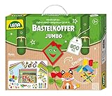 Lena 42629 Bastelkoffer mit vielfältigem Material zum Basteln, mit...