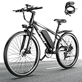 ASKGO E Bike, 26' Zoll E-Bike Herren Damen mit Paar Scheibenbremse, 48V...
