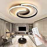 LED Deckenlampe,Moderne Deckenleuchte Dimmbar mit Fernbedienung Wohnzimmer,...