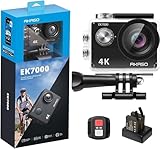 AKASO Action Cam,4K30FPS 20MP WiFi Unterwasserkamera 170°Ultra Weitwinkel...