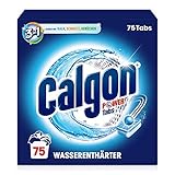 Calgon 4-in-1 Power Tabs – Wasserenthärter gegen Kalkablagerungen,...