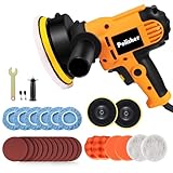 Poliermaschine auto 700W, Exzenter Poliermaschinen Set 31pcs, 5 Zoll...