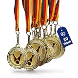 Pokal-Fabrik.de - Bowling-Medaillen 10er Set Metall - Bowlingmedaille...
