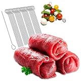 Robin Goods® 32x Rouladennadeln aus Edelstahl - 11 cm lange Fleischspieße...