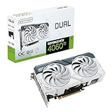 ASUS Dual GeForce RTX 4060 Ti White OC Edition 8GB GDDR6 Gaming Grafikkarte...