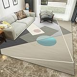Xiaosua Teppich Wohnzimmer Kurzflor140x200CM Auslegware kuscheliger Blauer...