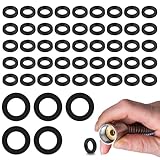 DOPENSPI 50 Stück Gummi Flache Unterlegscheiben, 12 mm ID 19 mm AD...