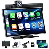 Lamto Wireless CarPlay Android Auto,9-Zoll Autoradio für Apple CarPlay...