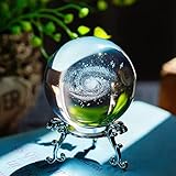 H&D HYALINE & DORA 3D Galaxie Kristallkugel Ornamente,Galaxy Ball...