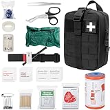 PLLYPE Erste Hilfe Set Outdoor, 46 Stück First Aid Kit Military,...