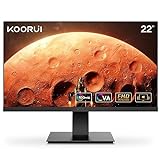 KOORUI 22 Zoll Gaming Monitor mit integrierten Lautsprechern, 100Hz, 1080p...