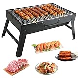 Grill - Camping Grill & Kohlegrill, Edelstahl, tragbar, langlebig,...