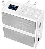 VR-Radio Badradio DAB+: Steckdosenradio mit DAB+/FM, Bluetooth, USB,...