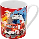 Sheepworld Tasse Feuerwehr | Kindertasse, Porzellan, 20 cl, in Geschenkbox...
