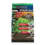 Fluval Stratum, Bodengrund fuer Aquarien, fuer Pflanzen und Garnelen, 2kg