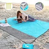 COVACURE Picknickdecke Stranddecke Strandmatte Campingdecke, 210 x 200 cm...